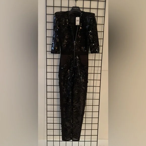 2X “HOST PICK” Zhivago Sequined Mesh Jumpsuit - Picture 8 of 16